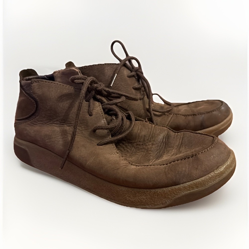 Olukai Boots Men's Sz 7 Leather loli'i Puki Chukka Fall Casual Outdoor Hiking